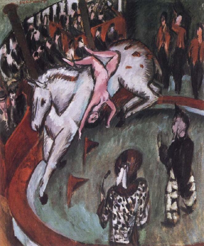 Ernst Ludwig Kirchner German,Circur Rider Sweden oil painting art